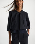 26W-Dorothee Schumacher-BLAZER-MARINE DO