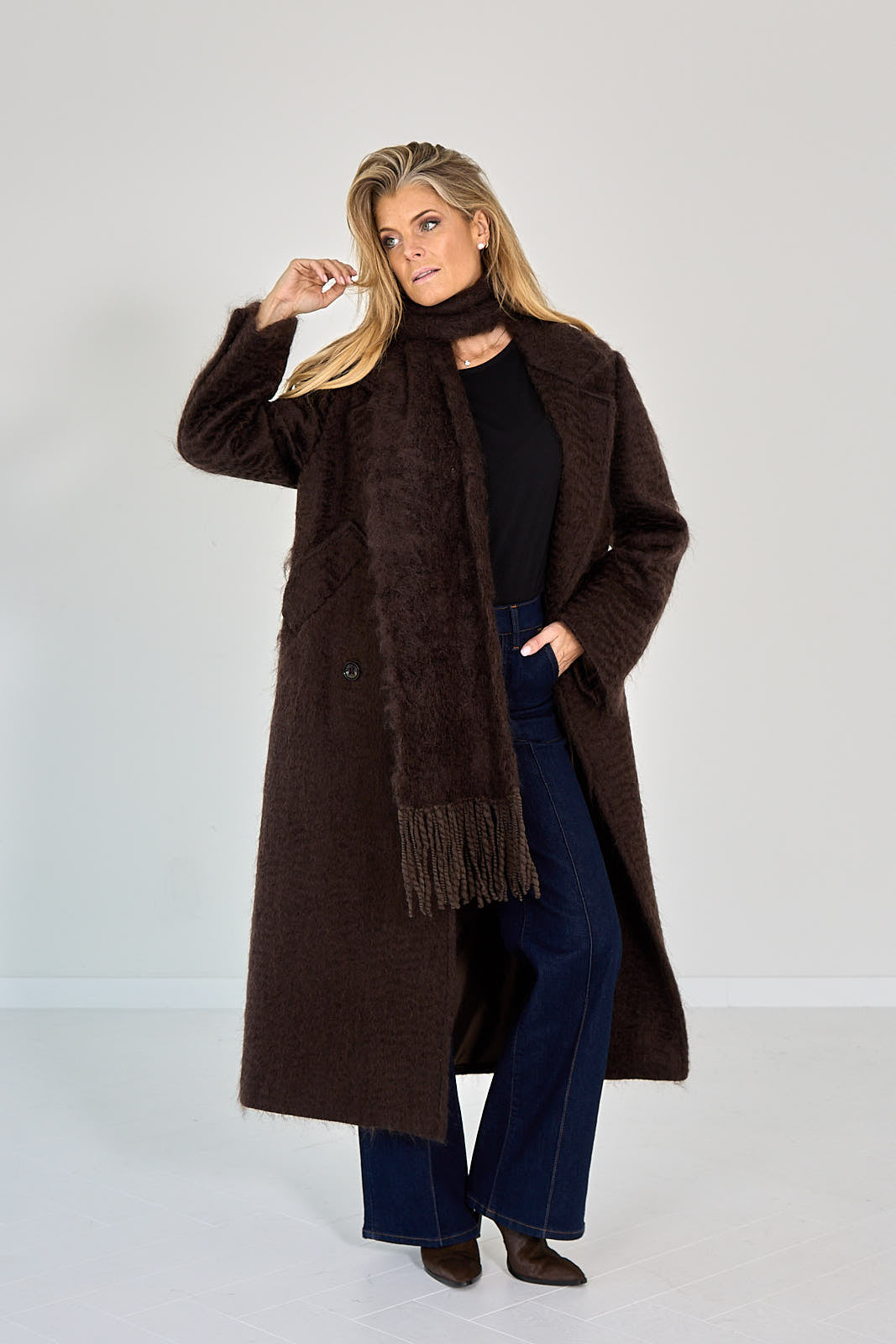 25W-Dorothee Schumacher-MANTEL-BRUIN DON