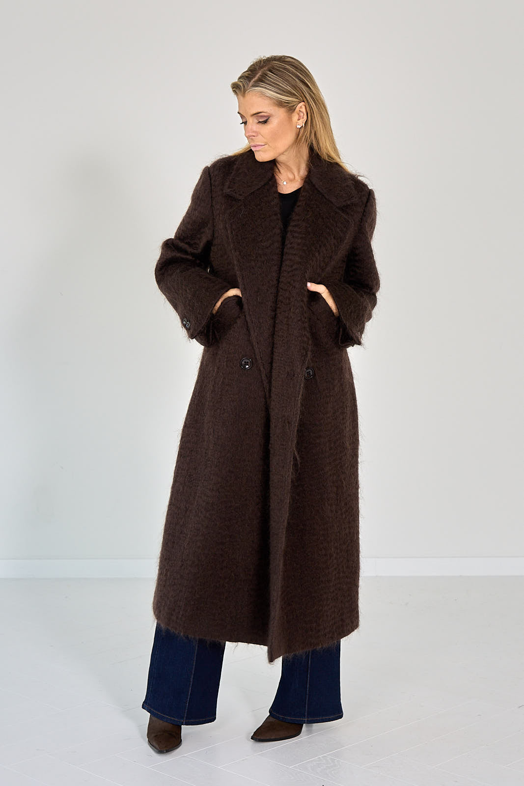 25W-Dorothee Schumacher-MANTEL-BRUIN DON
