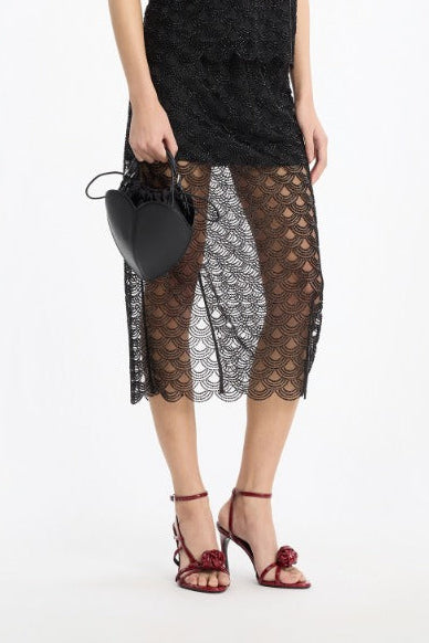 ROK SEQUINS MIDI PECIL