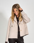 26W-MAX MARA-BLAZER-BEIGE MIDDEN