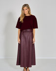 26W-LISA YANG-PULL-BORDEAUX DONKER ROOD