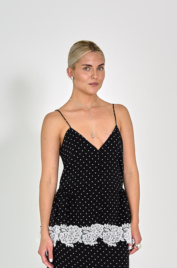 BLOUSE LACEBAND CAMISOL