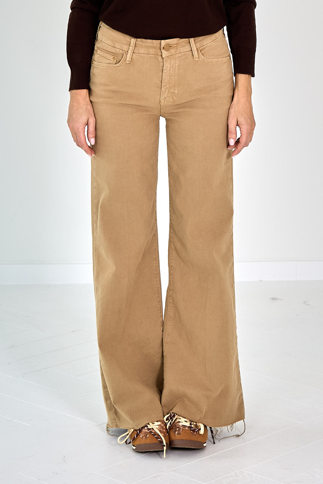 26Z-MOTHER-BROEK JEANS-beige