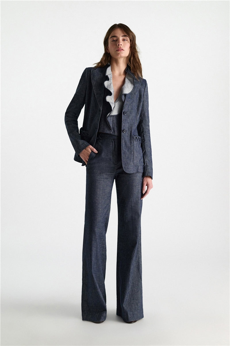 26W-Dorothee Schumacher-BLAZER-BLAUW MID