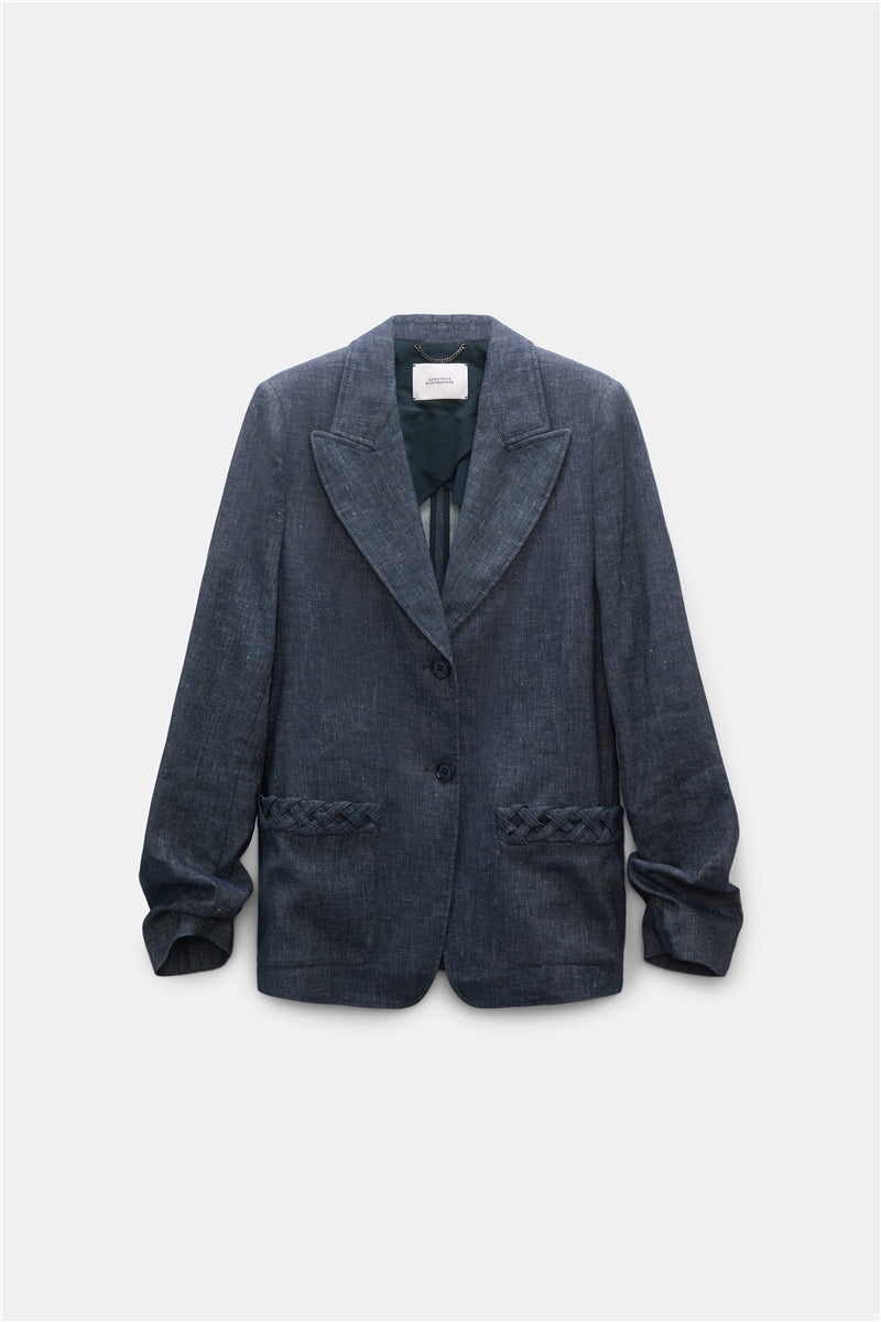 26W-Dorothee Schumacher-BLAZER-BLAUW MID