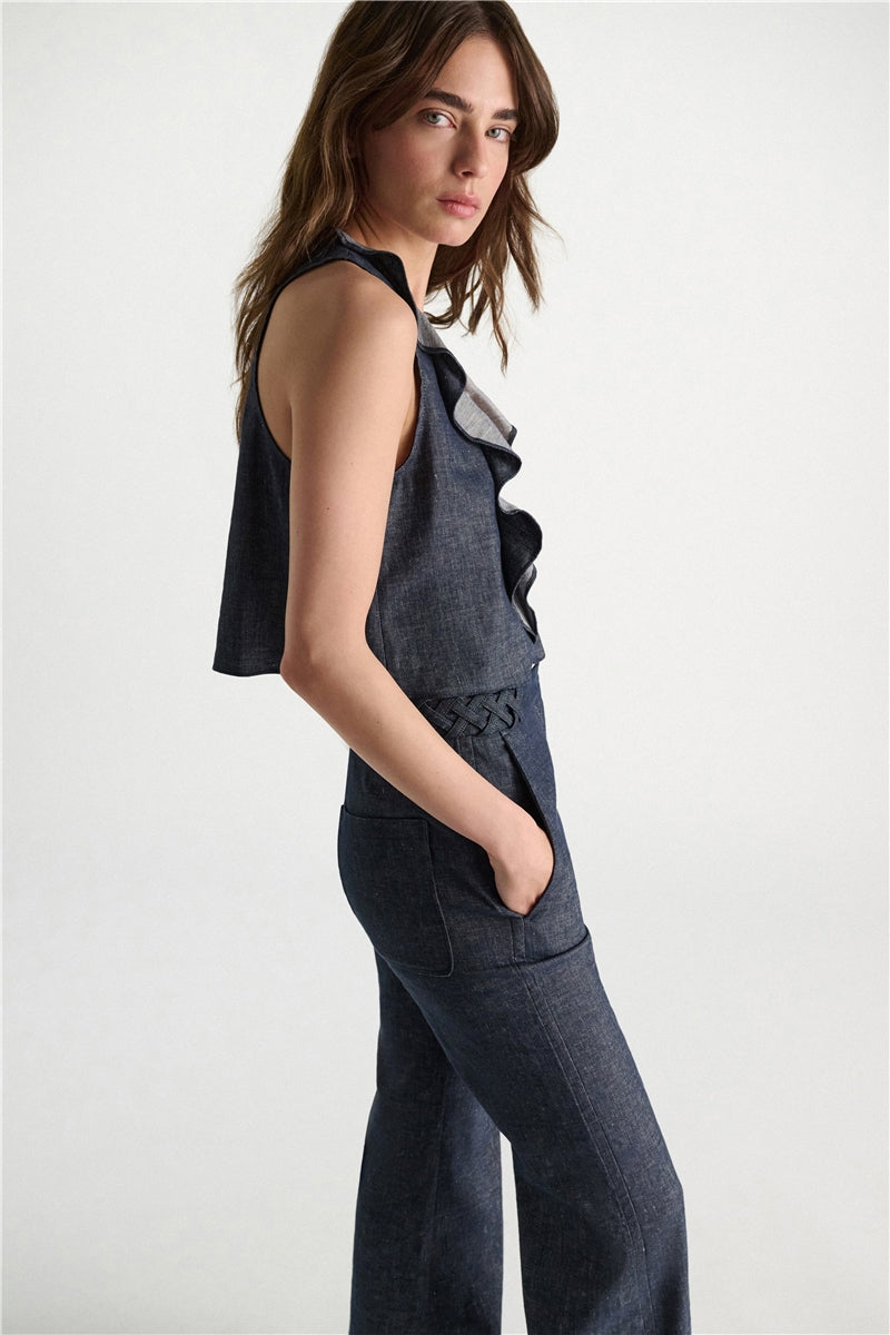 26W-Dorothee Schumacher-CHEMISIER-BLAUW