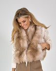 26W-FORTE-FORTE-GILET-LICHT BEIGE
