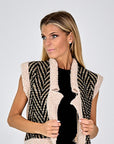 GILET CHEVRON JACQUARD