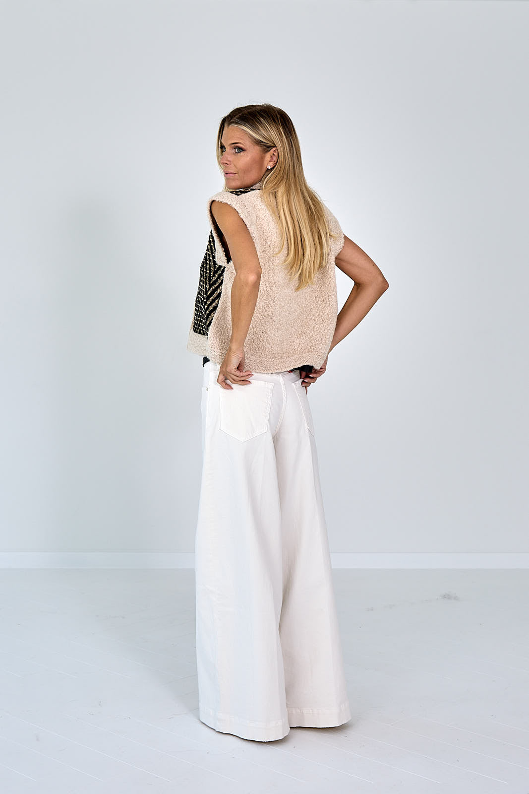 GILET CHEVRON JACQUARD