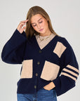 26W-COLLECTORS CLUB-PULL GILET-MARINE DO