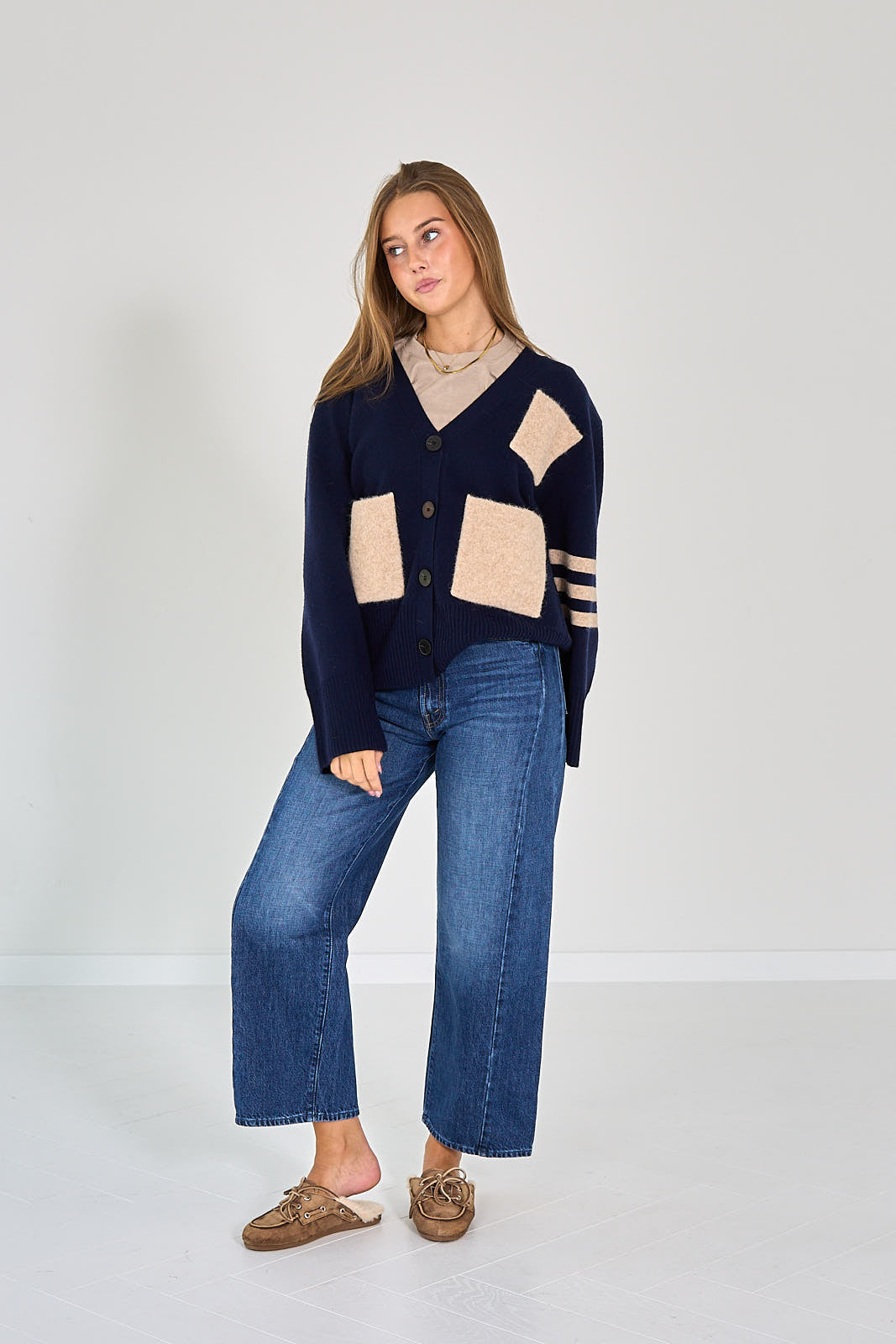 26W-COLLECTORS CLUB-PULL GILET-MARINE DO