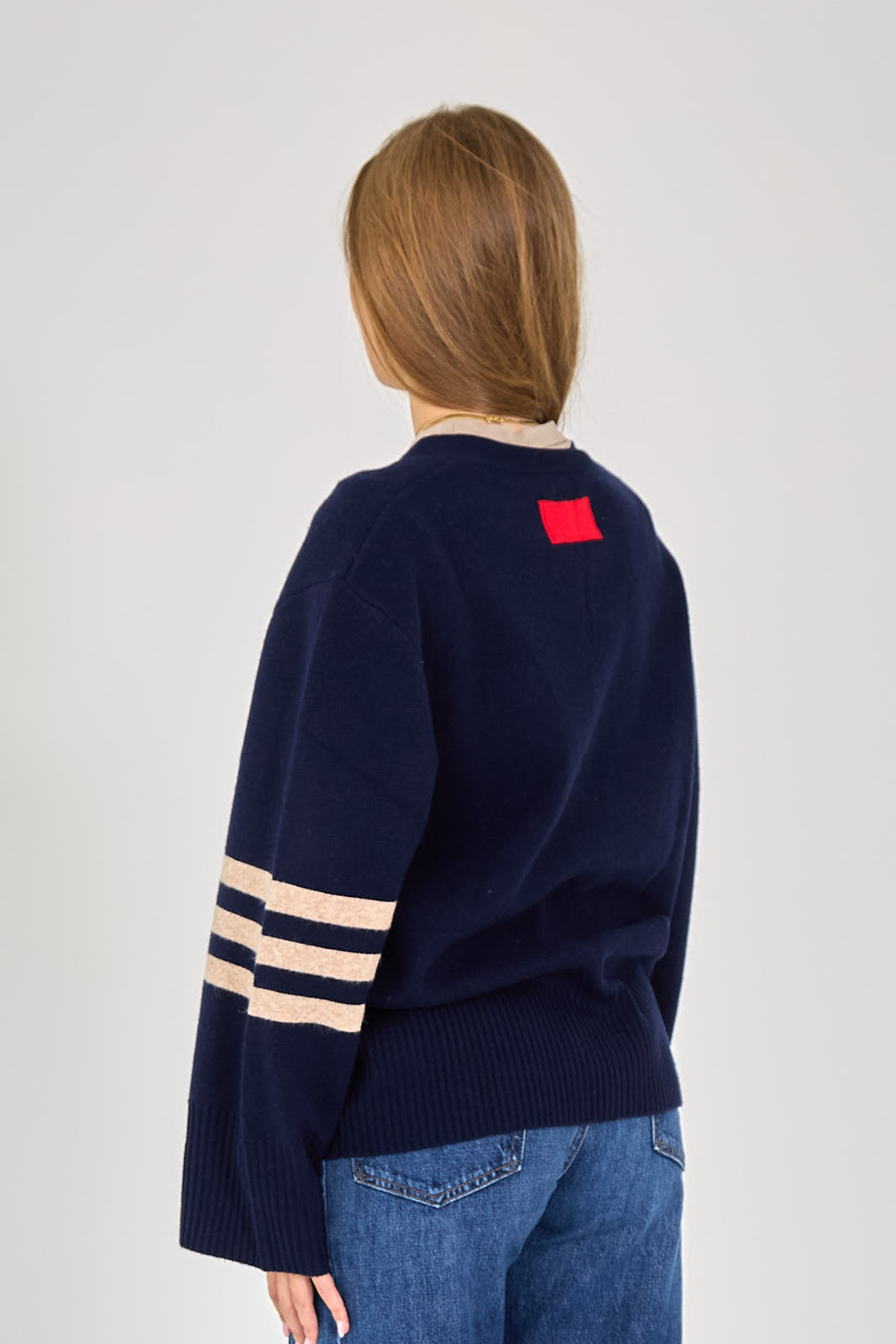 26W-COLLECTORS CLUB-PULL GILET-MARINE DO