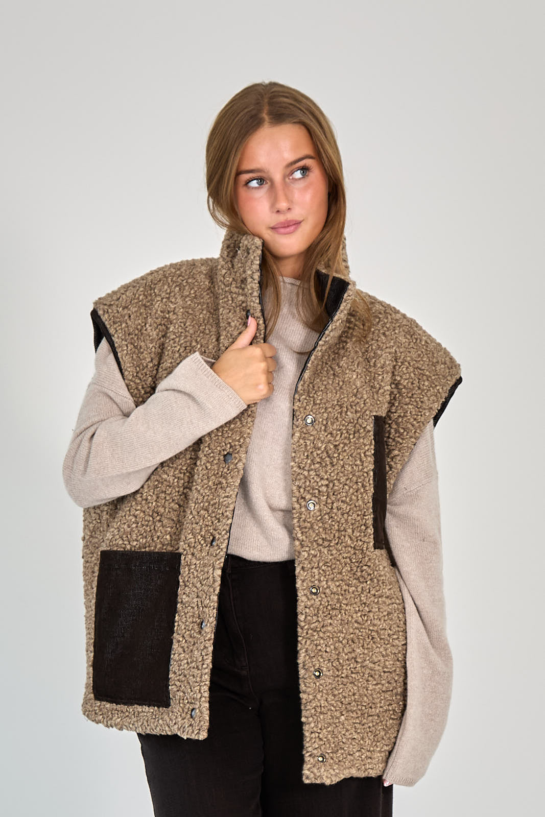 26W-COLLECTORS CLUB-GILET-KAKKIGROEN