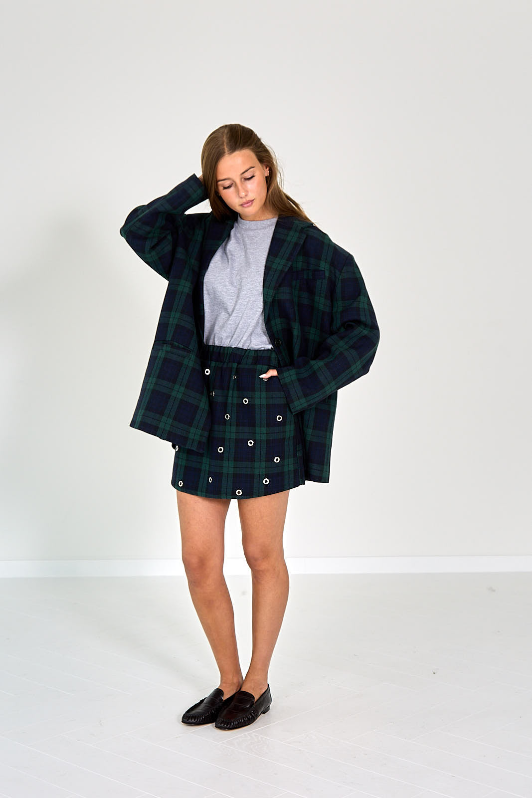 26W-JOHNY-BLAZER-GROEN MIDDEN