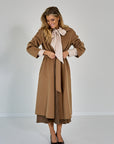 26W-MAX MARA-MANTEL-BRUIN MIDDEN