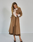 26W-MAX MARA-MANTEL-BRUIN MIDDEN