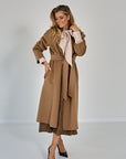 26W-MAX MARA-MANTEL-BRUIN MIDDEN