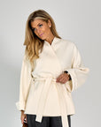26W-MAX MARA-MANTEL-ECRU