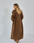 26W-MAX MARA-MANTEL-BRUIN MIDDEN