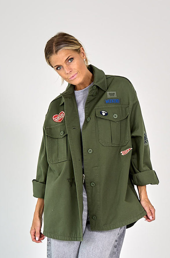 26W-MAXMARA WEEKEND-CHEMISIER-KAKKIGROEN