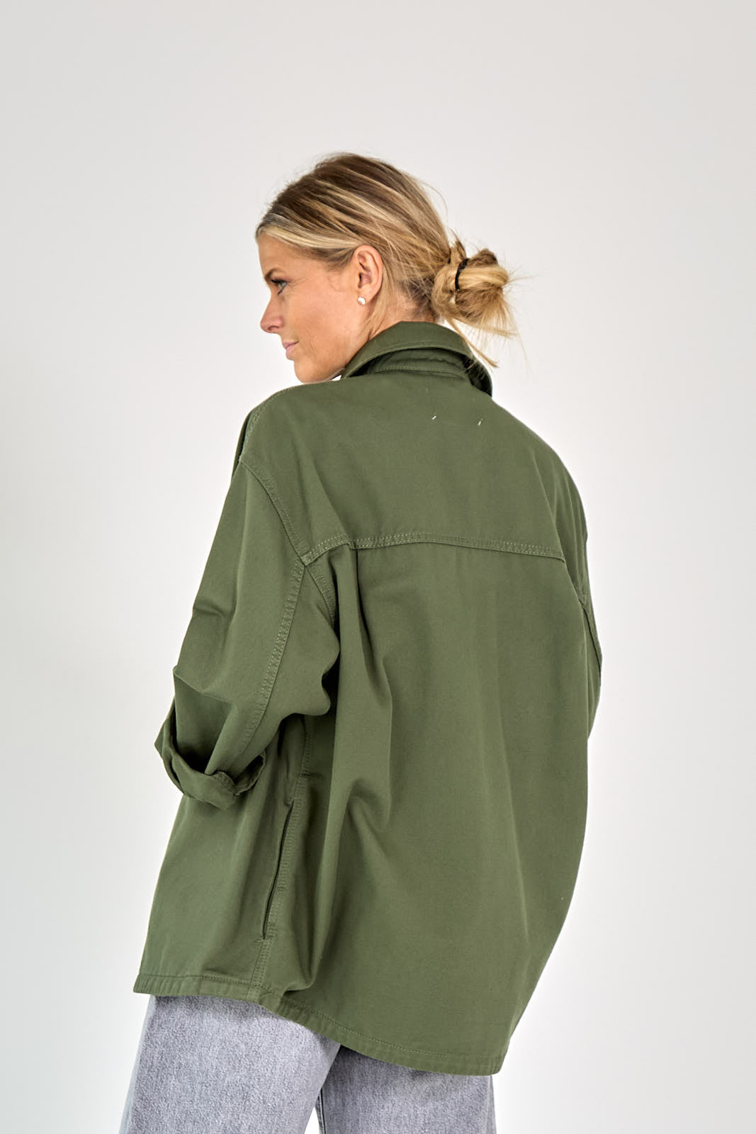 26W-MAXMARA WEEKEND-CHEMISIER-KAKKIGROEN