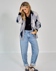 26W-AMOUR-PULL GILET-GRIJS MIDDEN