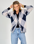 26W-AMOUR-PULL GILET-GRIJS MIDDEN