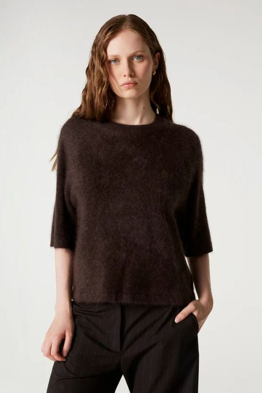 26W-ABSOLU CACHMERE-PULL-BRUIN DONKER