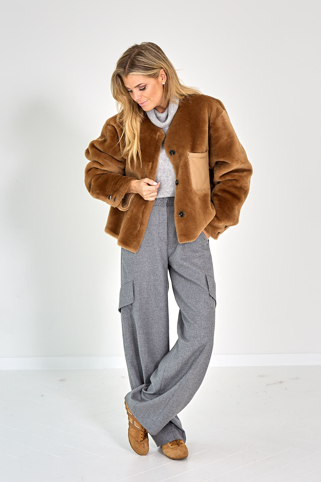 26W-Dorothee Schumacher-BLAZER-CAMEL