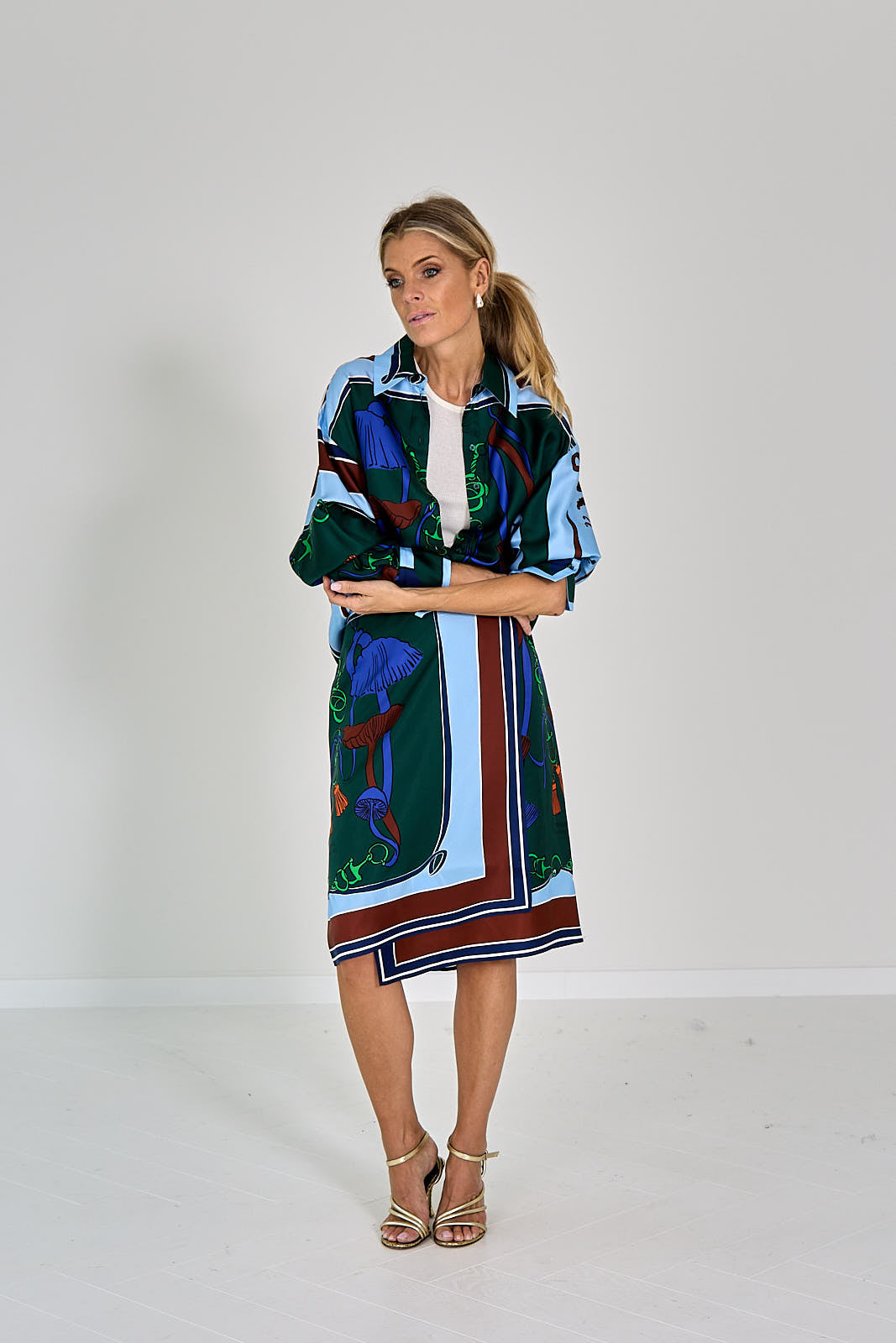 26W-Dorothee Schumacher-CHEMISIER-BLAUW