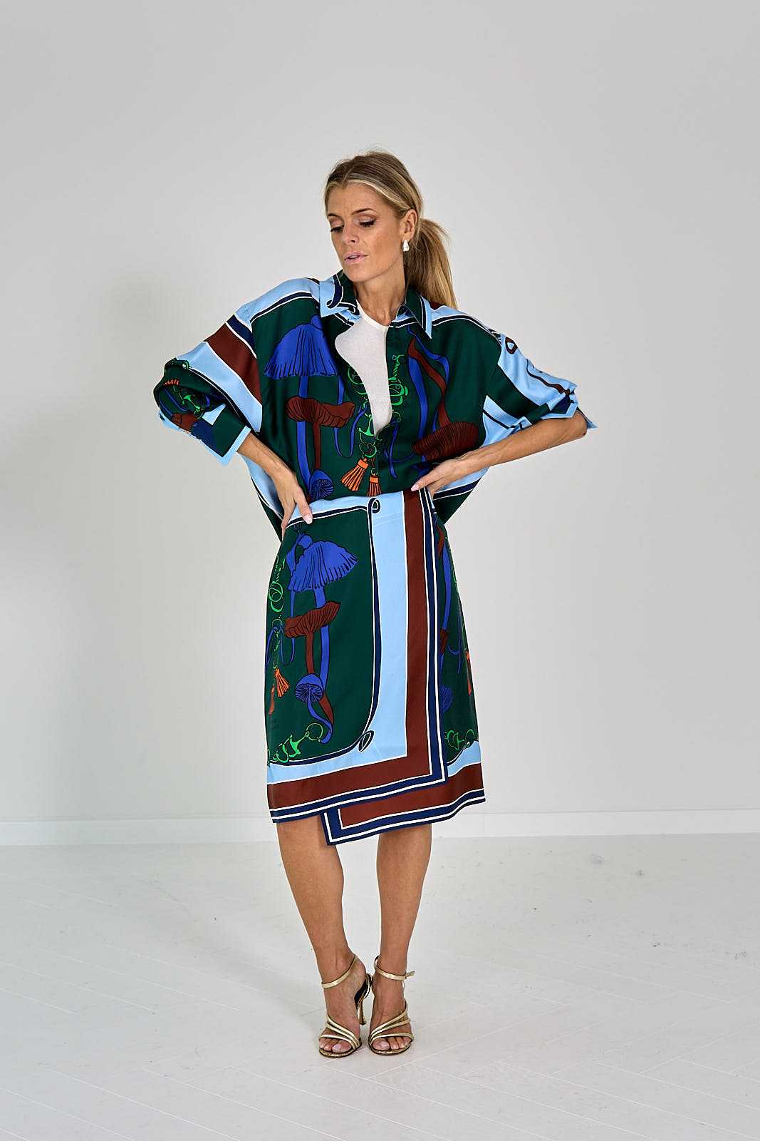 26W-Dorothee Schumacher-CHEMISIER-BLAUW