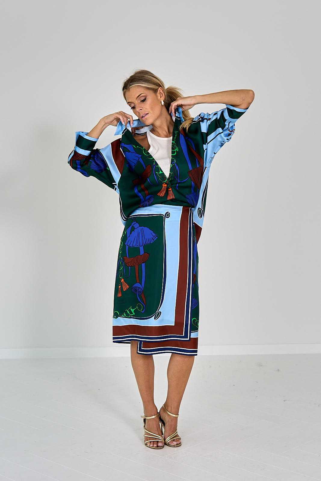 26W-Dorothee Schumacher-CHEMISIER-BLAUW