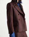 26W-Dorothee Schumacher-BLAZER-BORDEAUX