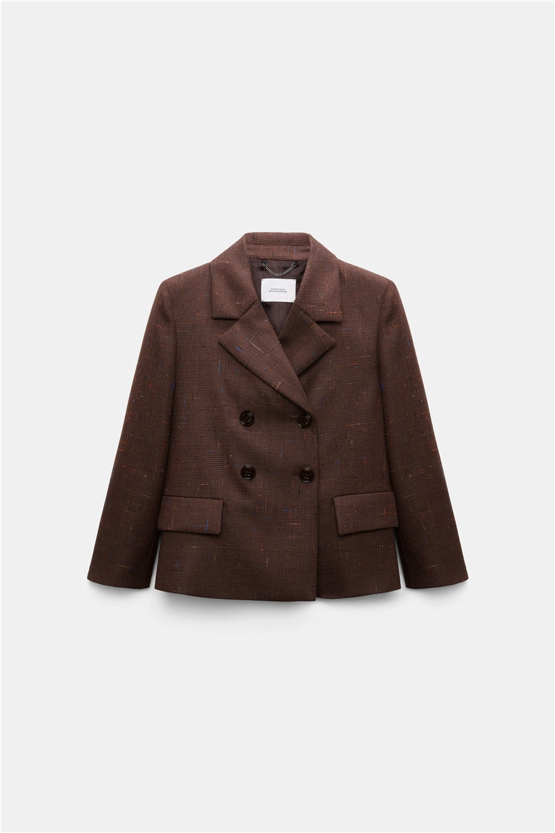 26W-Dorothee Schumacher-BLAZER-BORDEAUX