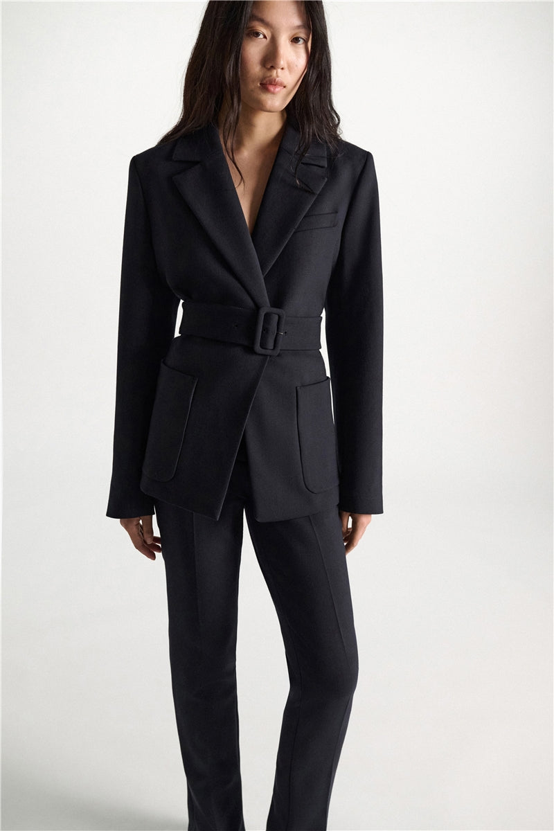 BLAZER WOL MET CEINTUUR