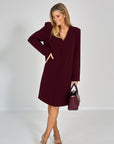 26W-ALMY-KLEED-BORDEAUX DONKER ROOD