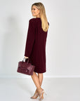 26W-ALMY-KLEED-BORDEAUX DONKER ROOD