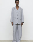 26W-ELEH-BLAZER-GRIJS LICHT