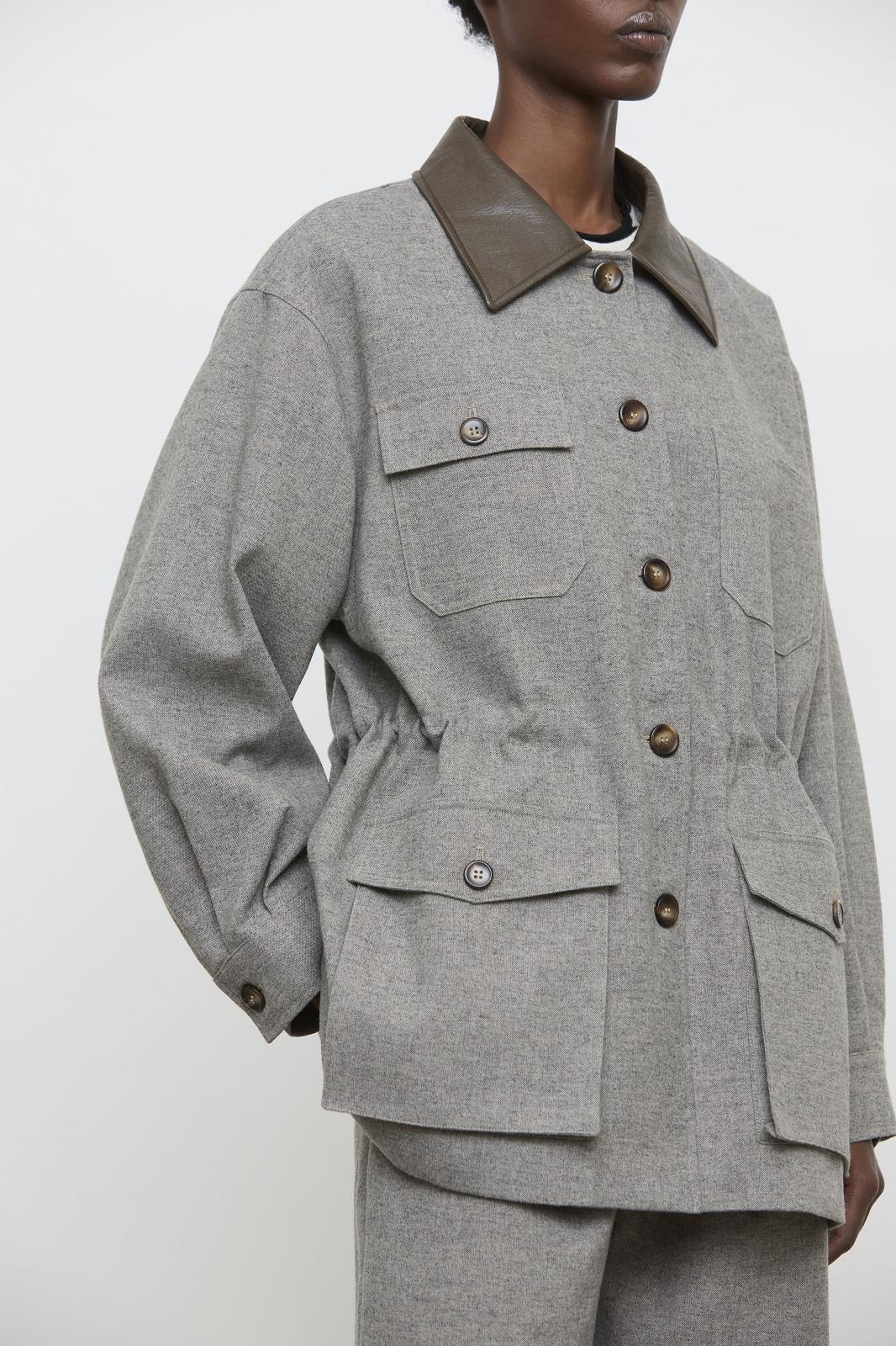 26W-ELEH-BLAZER-GRIJS MIDDEN