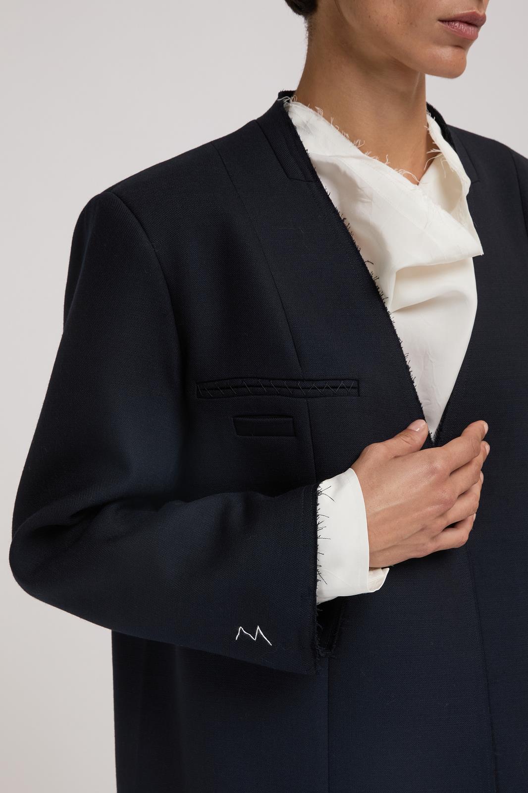 26W-ELEH-BLAZER-MARINE DONKER