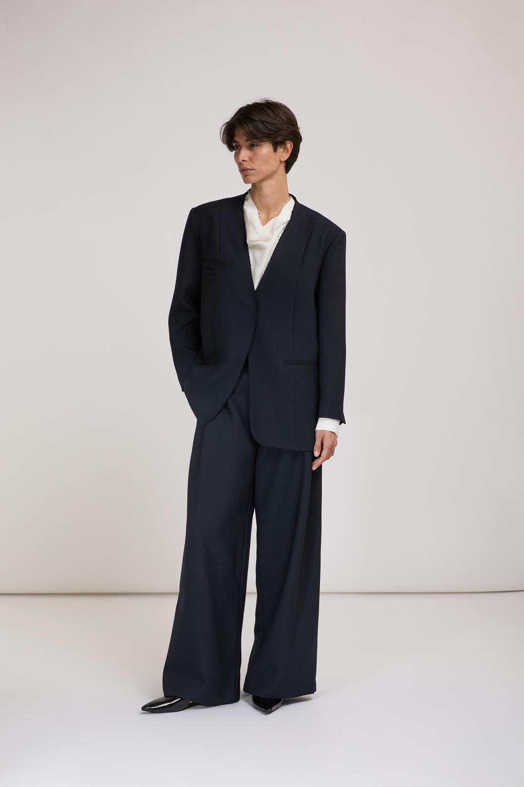 26W-ELEH-BLAZER-MARINE DONKER