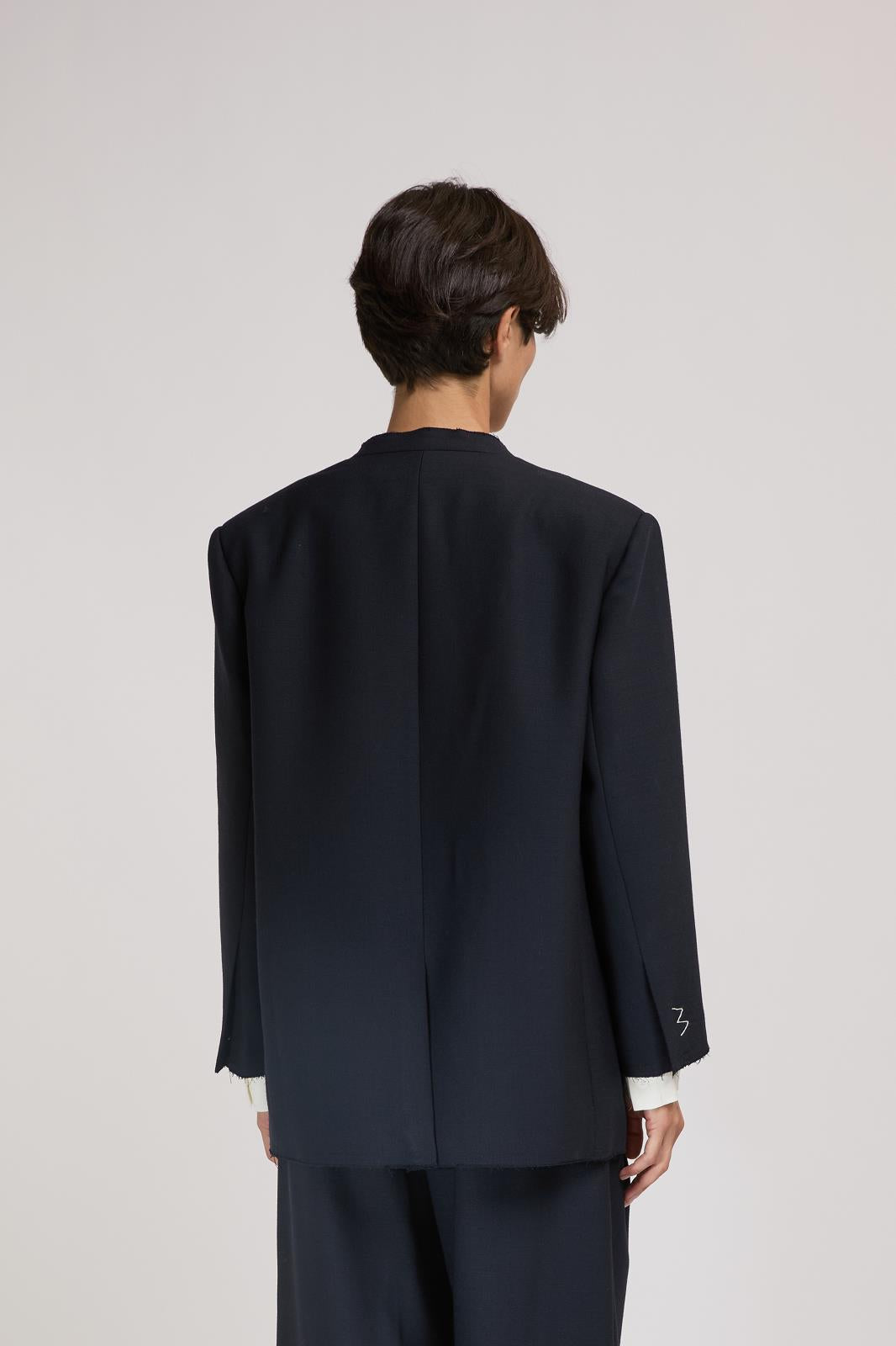 26W-ELEH-BLAZER-MARINE DONKER