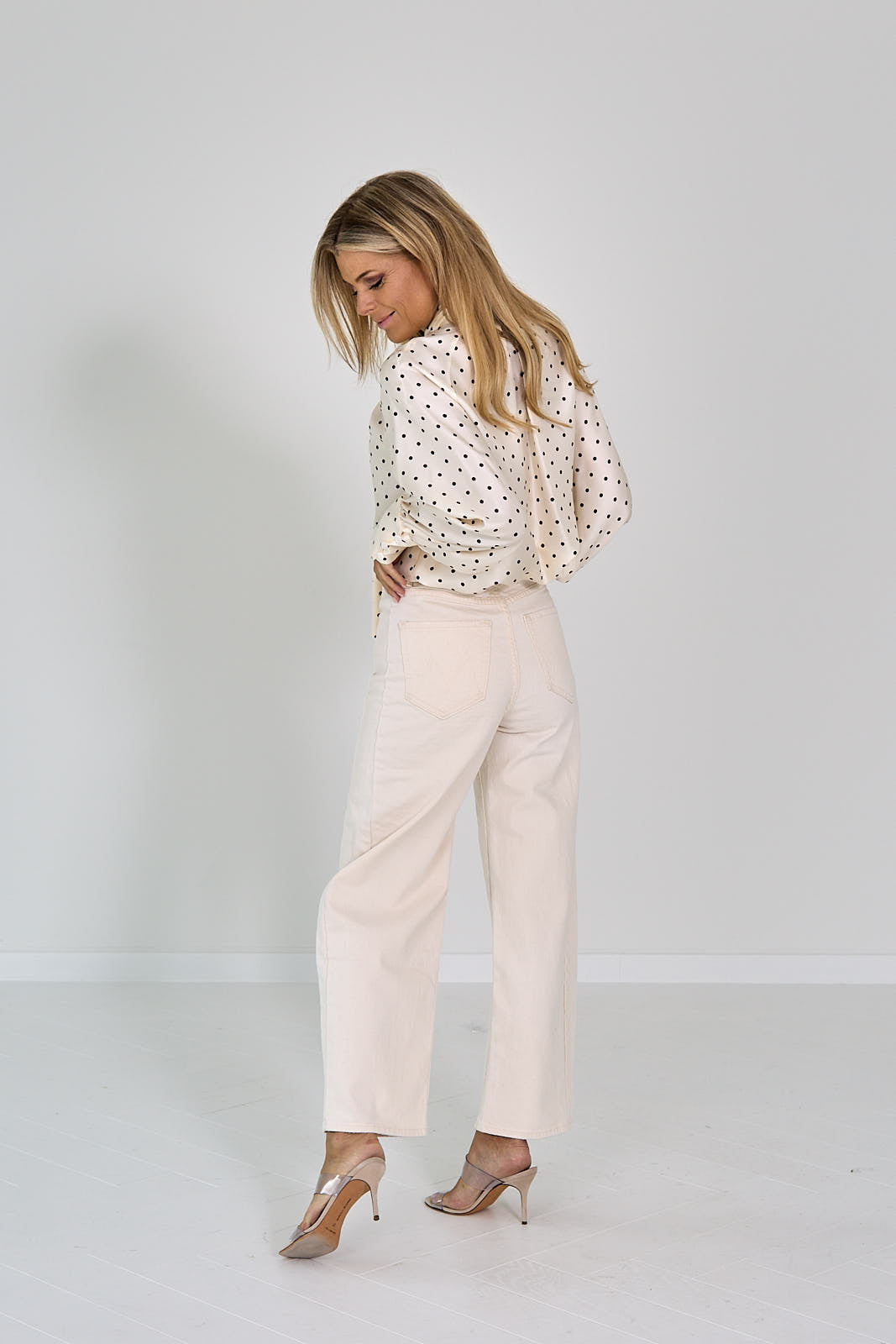 BLOUSE ZIJDE BOLLEN