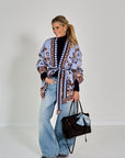 26W-IVI-PULL GILET-BLAUW LICHT