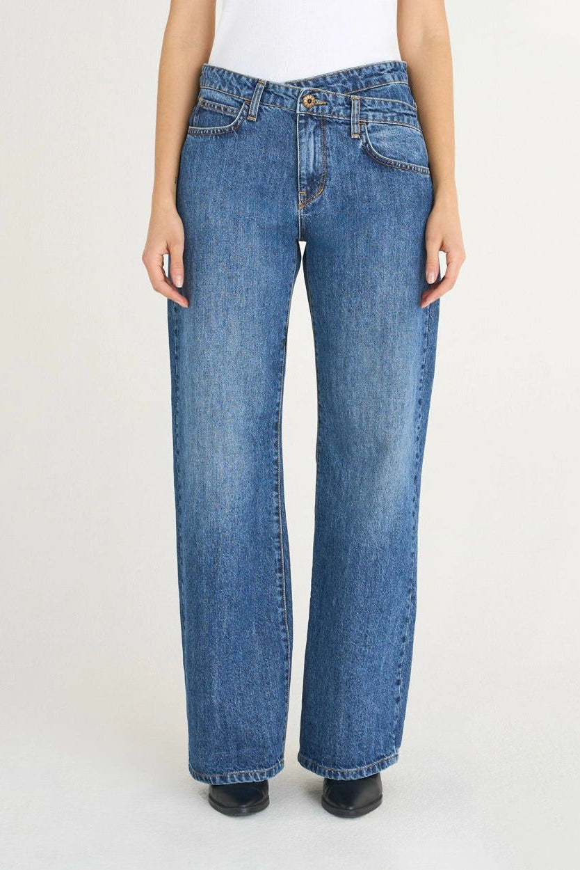 26W-SHAFT-BROEK JEANS-*