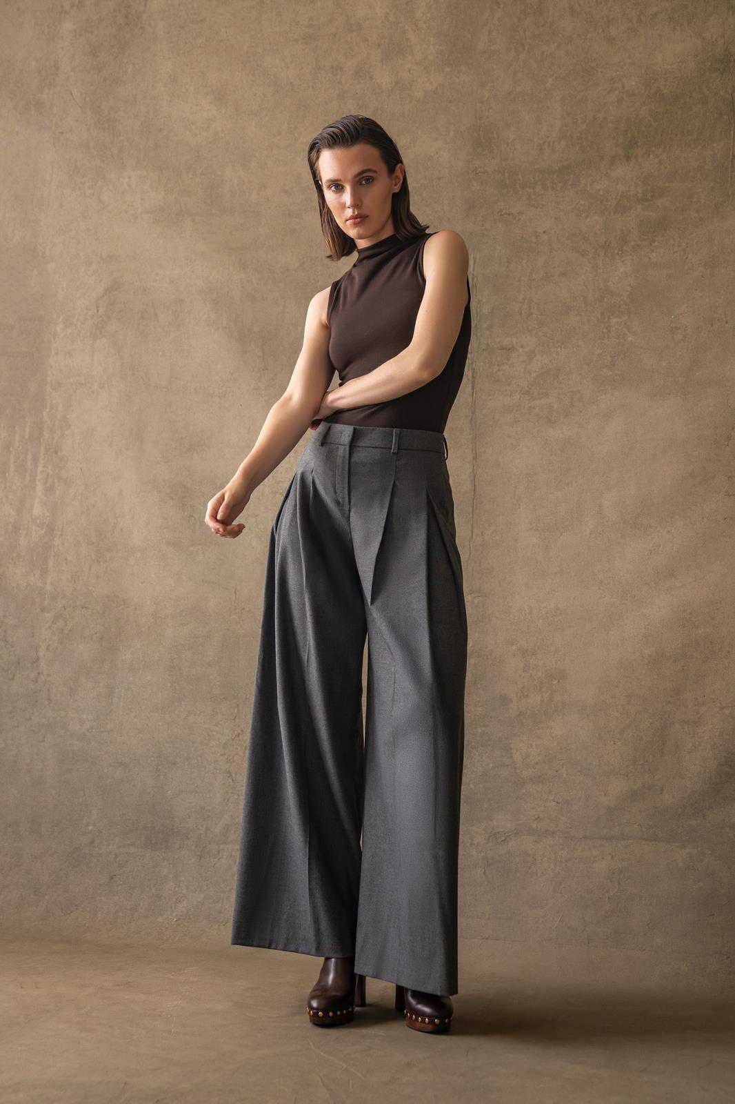 26W-SEDUCTIVE-BROEK-GRIJS DONKER