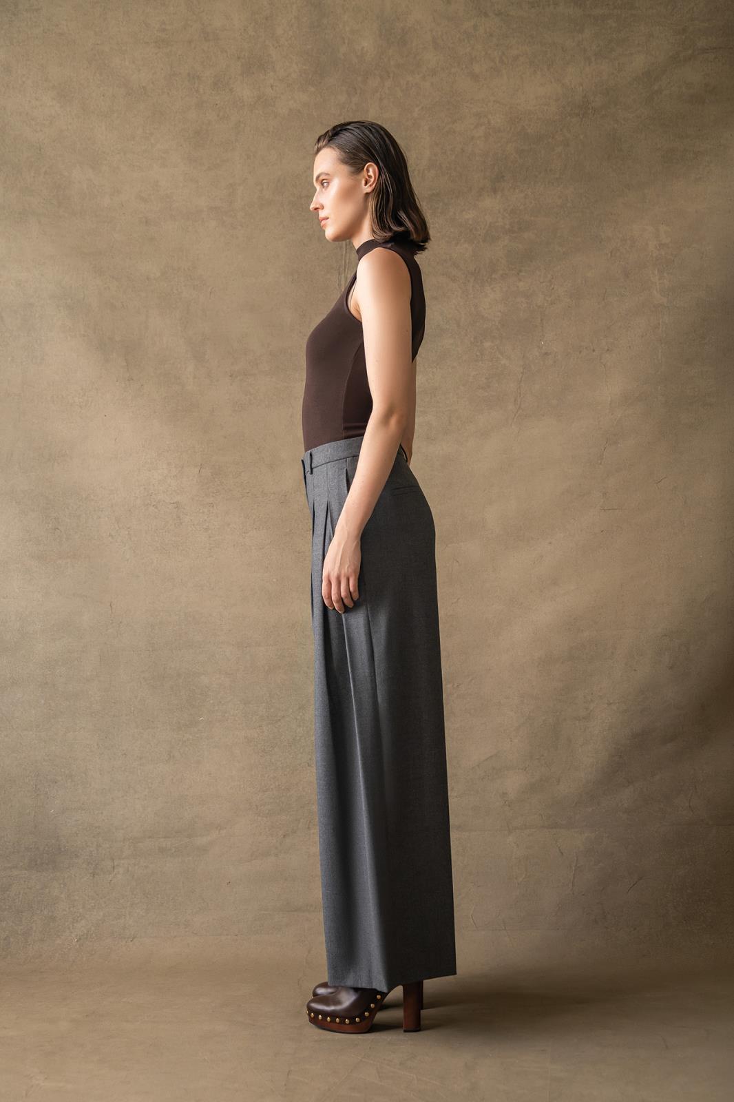26W-SEDUCTIVE-BROEK-GRIJS DONKER