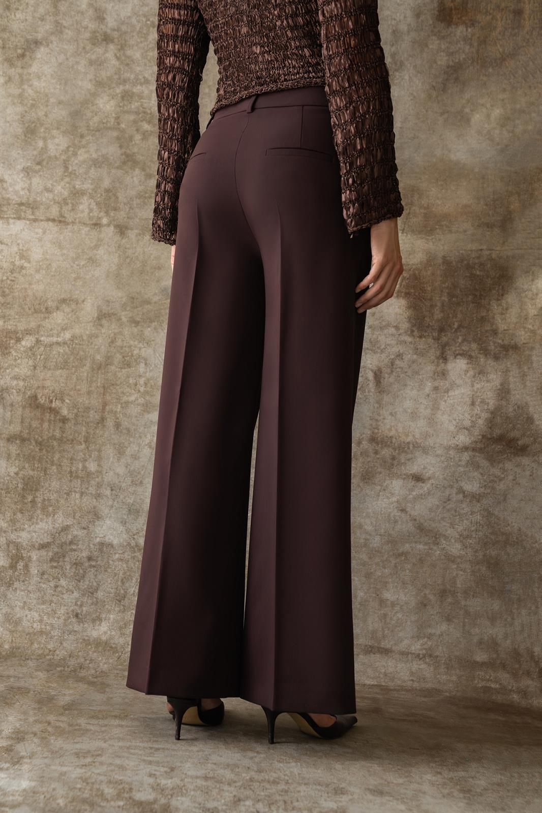 26W-SEDUCTIVE-BROEK-BORDEAUX DONKER ROOD