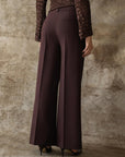 26W-SEDUCTIVE-BROEK-BORDEAUX DONKER ROOD